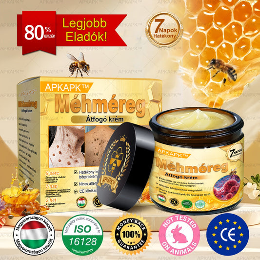 👩‍⚕️𝖠𝖯𝖪𝖠𝖯𝖪®  Méhméreges bőrregeneráló krém |Segít kezelni különféle bőrproblémákat, mint például: ráncok, hegek, pigmentfoltok, striák, pattanások, pikkelysömör, ekcéma, bőrkárosodások, irritációk, gyulladások és egyéb bőrproblémák