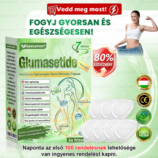 ⛲🌙 Hivatalos bolt | 🧑‍⚕️GeeLemon® Moringa × Berberine × AMPK 8 az 1-ben karcsúsító nano mikrotűs tapasz 🇭🇺 Csak napi 1× ✅ Látható változások 7 napon belül – túlsúly, kardiovaszkuláris egészség, cukorbetegség és ízületi problémák kezelésére