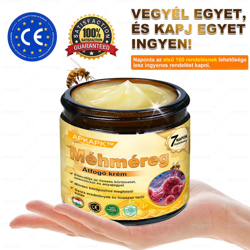 🏆𝖠𝖯𝖪𝖠𝖯𝖪® 🌿Méhméreges bőrregeneráló krém Segít kezelni különféle bőrproblémákat, mint például: ráncok, hegek, pigmentfoltok, striák, pattanások, pikkelysömör, ekcéma, bőrkárosodások, irritációk, gyulladások és egyéb bőrproblémák💦