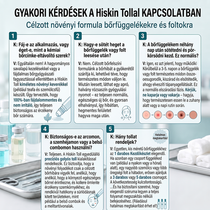 Hivatalos Márkabolt | 🖊️ Hiskin® 7 napos Szemölcseltávolító Roll-on Ápoló Folyadék (Fájdalommentes rollerball technológia, hegek nélkül) 🐬