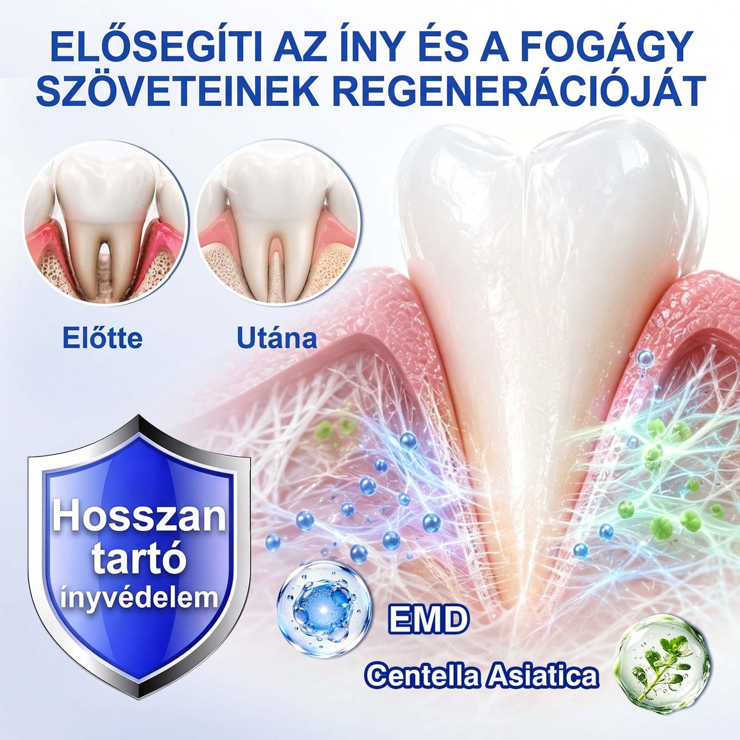 PureShade® 💧 GumRevive Ínyregeneráló Gél – Az egészségesebb ínyért és magabiztosabb mosolyért 🦷