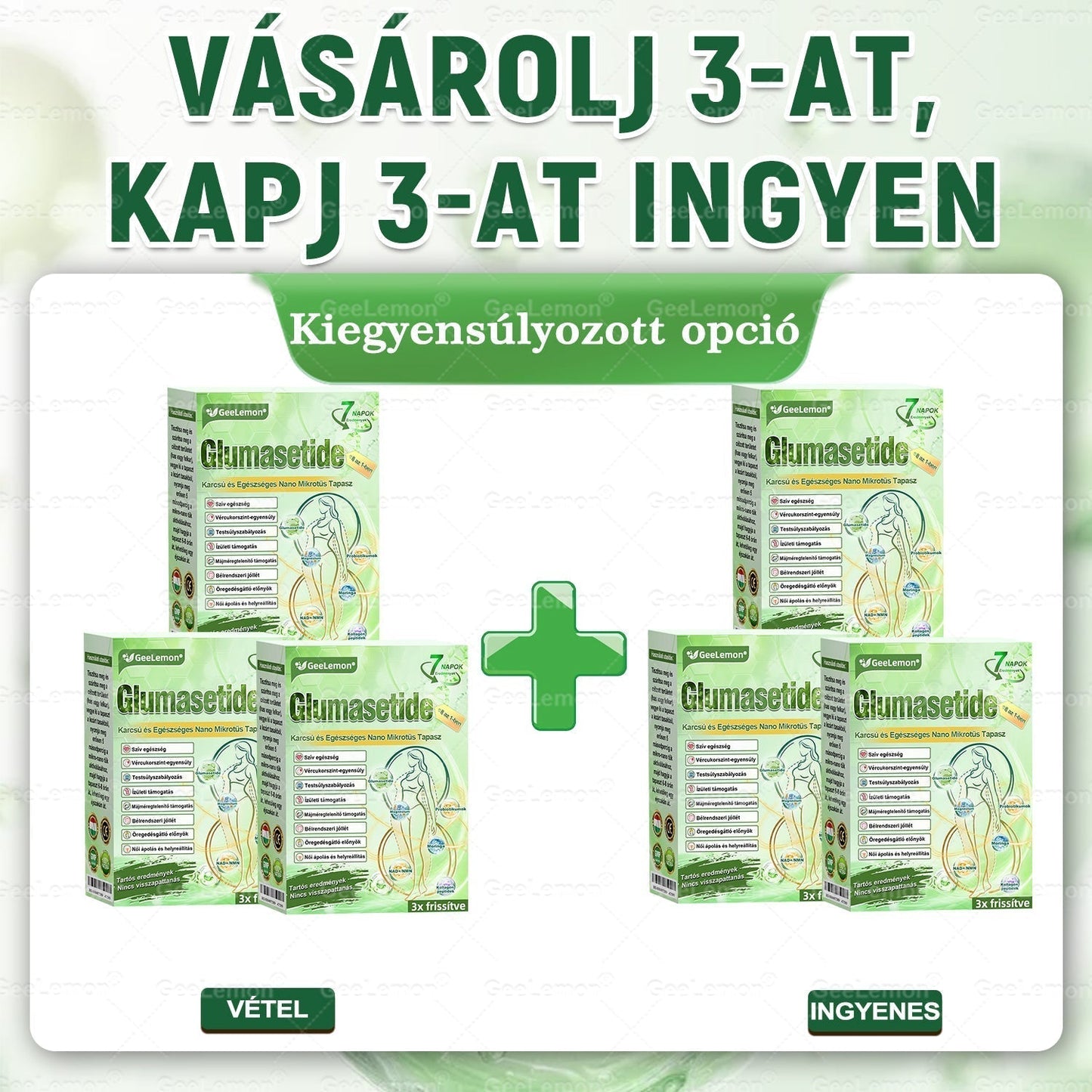 🥇 GeeLemon® 8 az 1-ben karcsúsító nano mikrotűs tapasz 🇭🇺 (Napi egyszeri használat, látható változások már 7 nap alatt) ✅Elhízás,megereszkedett bőr,cukorbetegség,alvási apnoe,ízületi problémák és még sok más esetén