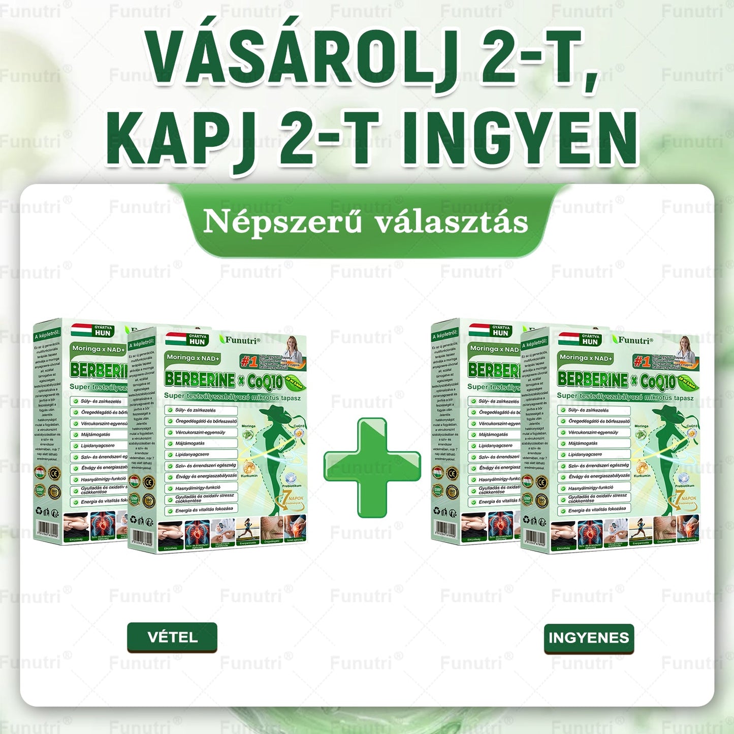 Magyar szakértők által ajánlott 💖Funutri® 10 az 1-ben anyagcsere-támogató karcsúsító nano mikro-tűs tapasz